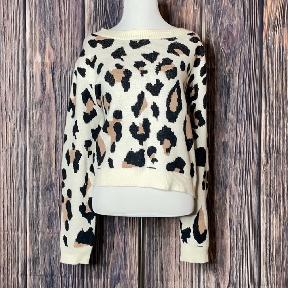 Beautiful animal print sweater